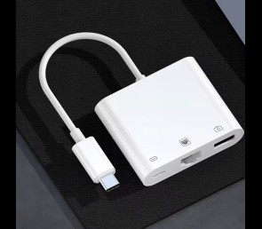 Kabel adapter przejściówka USB-C - RJ-45 LAN USB USB-C do smartfona laptopa