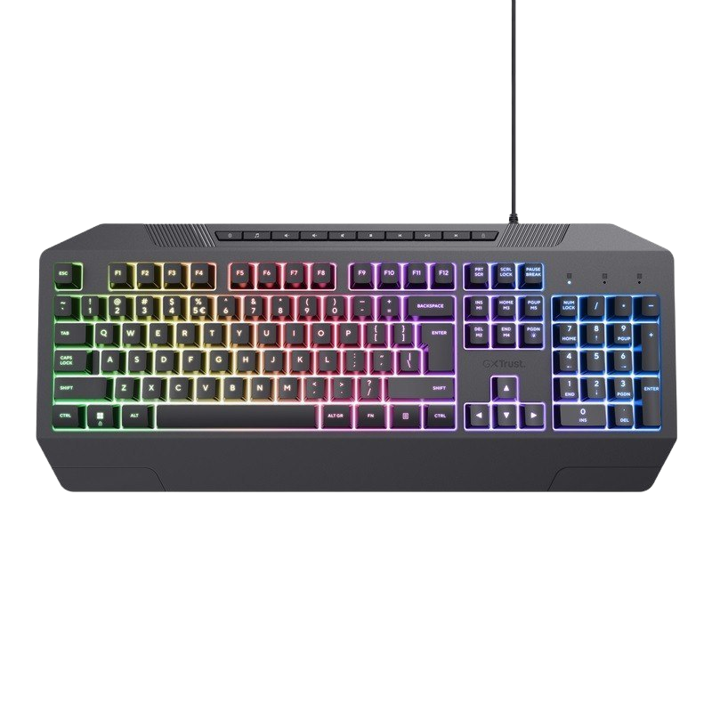 Klawiatura gamingowa Trust GXT 836 Evocx podświetlana z RGB Klawiatura gamingowa Trust GXT 836 Evocx podświetlana z RGB