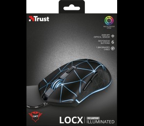 Mysz gamingowa Trust GXT 133 Locx z podświetleniem LED 4000 DPI