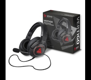 Słuchawki Gamingowe SAVIO Vertigo 7.1 USB z mikrofonem nauszne