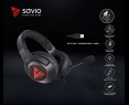Słuchawki Gamingowe SAVIO Vertigo 7.1 USB z mikrofonem nauszne Słuchawki Gamingowe SAVIO Vertigo 7.1 USB z mikrofonem nauszne