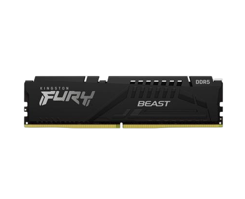 Pamięć Kingston DDR5 Fury Beast 128GB 5600 CL40 czarna zestaw 4 modułów