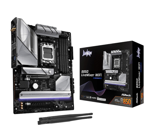 Płyta główna ASRock B850 LIVEMIXER WIFI ATX AM5 DDR5 z USB3.2