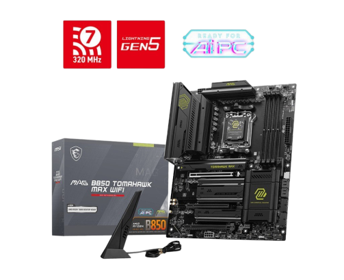 Płyta główna MSI MAG B850 TOMAHAWK MAX WIFI AM5 DDR5 ATX wydajna dla graczy