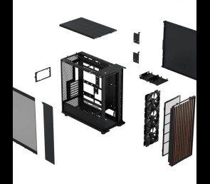 Obudowa Fractal Design North XL RC Charcoal Black TG gamingowa z dużym chłodzeniem