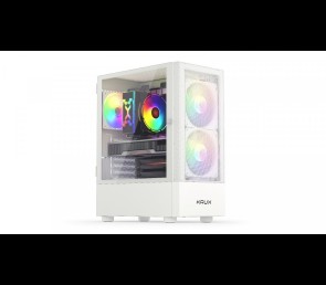 Obudowa Krux Vako White RGB Midi Tower z podświetleniem RGB