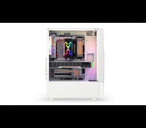 Obudowa Krux Vako White RGB Midi Tower z podświetleniem RGB