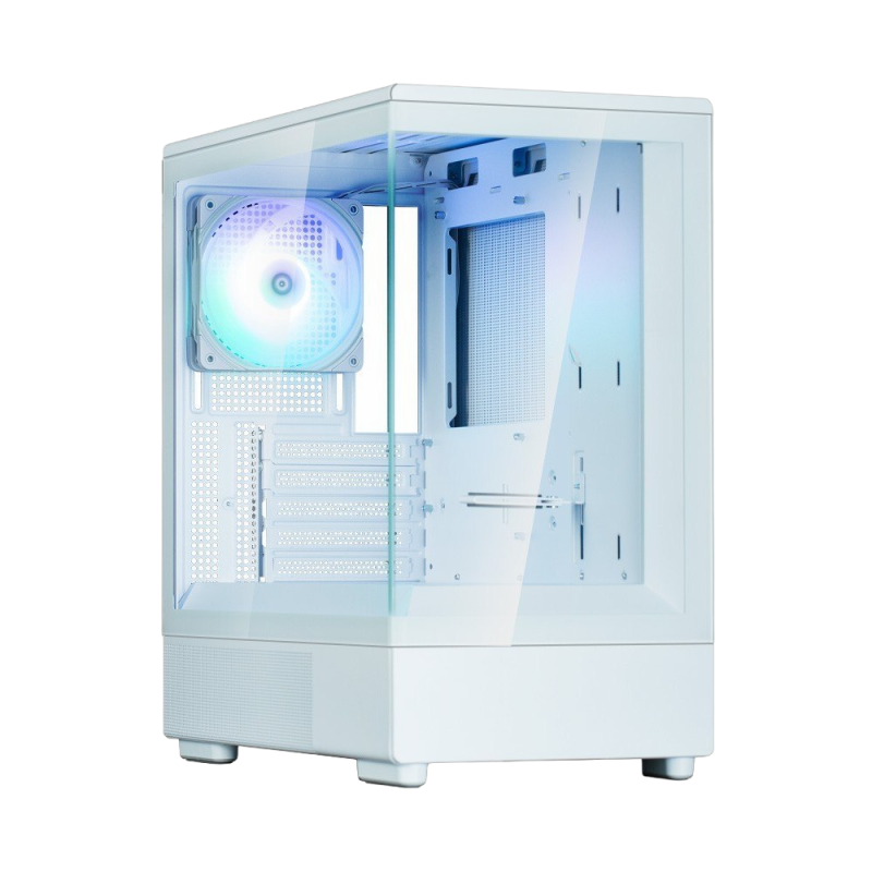 Obudowa Zalman P10 MicroATX Mini Tower biała z ARGB szkłem hartowanym Obudowa Zalman P10 MicroATX Mini Tower biała z ARGB szkłem hartowanym