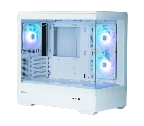 Obudowa Zalman P30 V2 MicroATX Mini Tower Biała z 3 Wentylatorami RGB