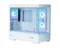 Obudowa Zalman P30 V2 MicroATX Mini Tower Biała z 3 Wentylatorami RGB Obudowa Zalman P30 V2 MicroATX Mini Tower Biała z 3 Wentylatorami RGB