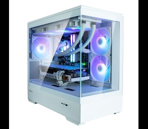 Obudowa Zalman P30 V2 MicroATX Mini Tower Biała z 3 Wentylatorami RGB