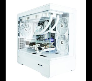 Obudowa Zalman P30 V2 MicroATX Mini Tower Biała z 3 Wentylatorami RGB