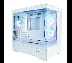 Obudowa Zalman P30 V2 MicroATX Mini Tower Biała z 3 Wentylatorami RGB