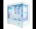 Obudowa Zalman P30 V2 MicroATX Mini Tower Biała z 3 Wentylatorami RGB Obudowa Zalman P30 V2 MicroATX Mini Tower Biała z 3 Wentylatorami RGB