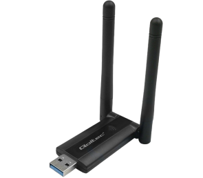 Adapter USB Qoltec DUAL Wi-Fi 1200Mbps szybki 2 x 2dBi AC