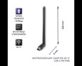 Adapter Wi Fi USB Qoltec 24GHz bezprzewodowy z anteną 5dBi Adapter Wi Fi USB Qoltec 24GHz bezprzewodowy z anteną 5dBi