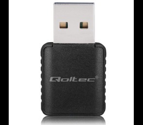 Adapter WiFi Qoltec Mini 1300Mbps USB 3.0 szybki bezprzewodowy