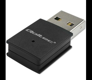 Adapter WiFi Qoltec mini AC BT 4.0 USB szybki kompaktowy 600 Mbps