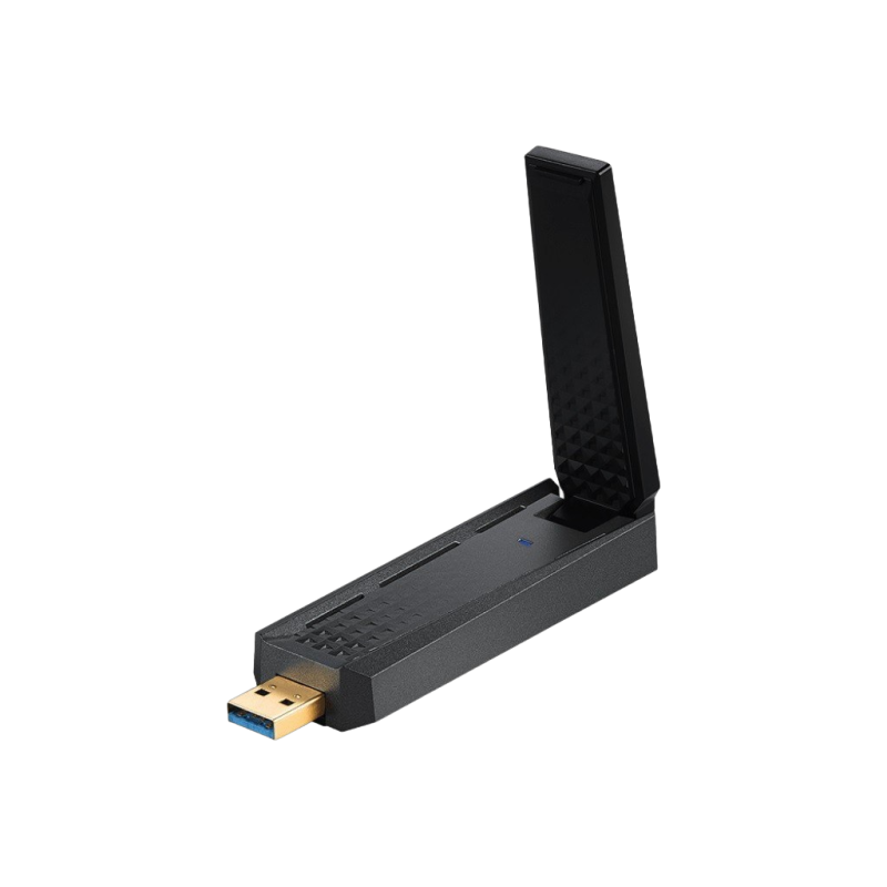 Adapter WiFi USB AXE5400 szybki trzyzakresowy WiFi 6E z zabezpieczeniami WPA3