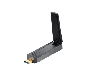 Adapter WiFi USB MSI AX1800 szybki dwupasmowy z anteną zewnętrzną