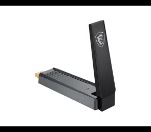Adapter WiFi USB MSI AX1800 szybki dwupasmowy z anteną zewnętrzną