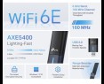 Karta sieciowa TP-LINK Archer TXE70UH WiFi 6E trójzakresowa USB 3.0