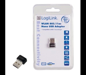 LogiLink Nano adapter WLAN 802.11ac USB2.0 dwuzakresowy szybki