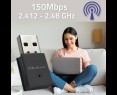 Qoltec Mini Adapter Wi-Fi BT 4 USB 150Mbps kompaktowy 2w1 Qoltec Mini Adapter Wi-Fi BT 4 USB 150Mbps kompaktowy 2w1
