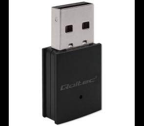 Qoltec Mini Adapter Wi-Fi BT 4 USB 150Mbps kompaktowy 2w1