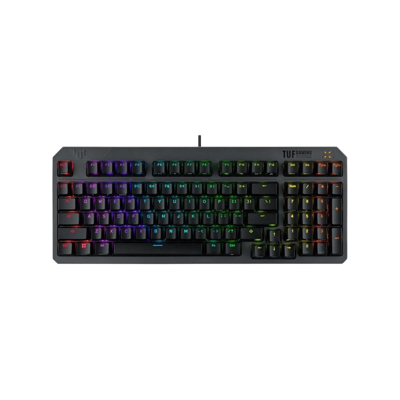 Klawiatura ASUS TUF Gaming K3 Gen II RGB USB IP57 kompaktowa gamingowa czarna Klawiatura ASUS TUF Gaming K3 Gen II RGB USB IP57 kompaktowa gamingowa czarna