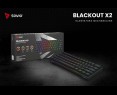 Klawiatura mechaniczna Savio Blackout X2 OUTEMU Red Hot Swap kompaktowa Klawiatura mechaniczna Savio Blackout X2 OUTEMU Red Hot Swap kompaktowa