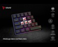 Klawiatura mechaniczna Savio Blackout X2 OUTEMU Red Hot Swap kompaktowa Klawiatura mechaniczna Savio Blackout X2 OUTEMU Red Hot Swap kompaktowa