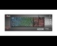 Klawiatura Trust GXT 835 Azor gamingowa z podświetleniem LED Klawiatura Trust GXT 835 Azor gamingowa z podświetleniem LED