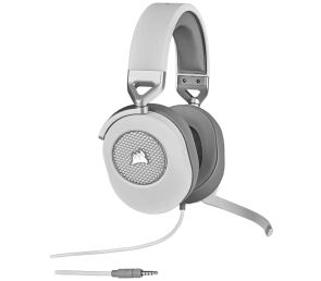 Słuchawki Corsair HS65 Surround białe gamingowe z Dolby Audio 7.1