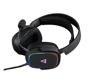 Słuchawki MODECOM MC-899 PROMETHEUS czarne gamingowe 50mm z LED