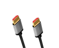 Kabel HDMI 2.1 LogiLink 8K 60Hz aluminiowy 2m wideo Kabel HDMI 2.1 LogiLink 8K 60Hz aluminiowy 2m wideo