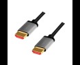 Kabel HDMI 2.1 LogiLink 8K 60Hz aluminiowy 2m wideo Kabel HDMI 2.1 LogiLink 8K 60Hz aluminiowy 2m wideo