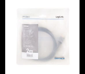 Kabel HDMI 2.1 LogiLink 8K 60Hz aluminiowy 2m wideo