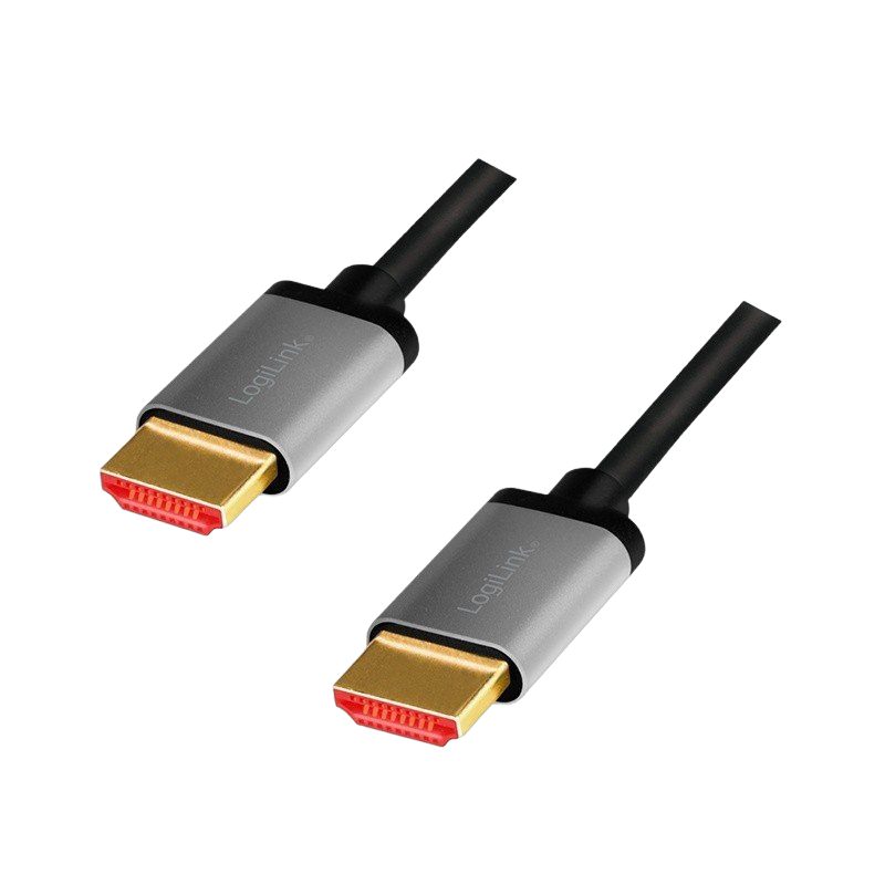 Kabel HDMI 2.1 LogiLink 8K 60Hz aluminiowy 3m wysoka szybkość transmisji Kabel HDMI 2.1 LogiLink 8K 60Hz aluminiowy 3m wysoka szybkość transmisji