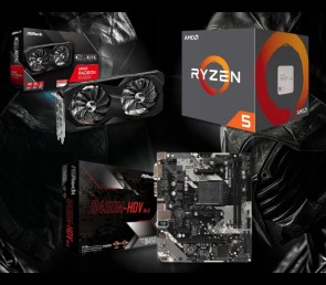 BSG Striker V12 AMD Ryzen 5 AMD Radeon RX 6600 16GB DDR4 512GB SSD Windows 11 Pro