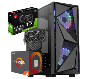 BSG Striker V13 AMD Ryzen 5 NVIDIA GeForce RTX 3050 64GB DDR4 512GB SSD Windows 11 Pro