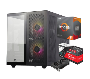 BSG Striker V8 AMD Ryzen 5 AMD Radeon RX 6600 32GB DDR4 1000GB SSD Windows 11 Pro
