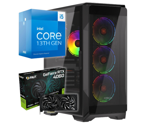 BSG Raptor V10 Intel Core i5 NVIDIA GeForce RTX 4060 32GB DDR4 1000GB SSD Windows 11 Pro