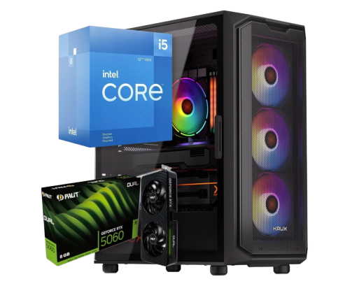 BSG Raptor V22 Intel Core i5 NVIDIA RTX 5060 32GB DDR4 1000GB SSD Windows 11 Pro