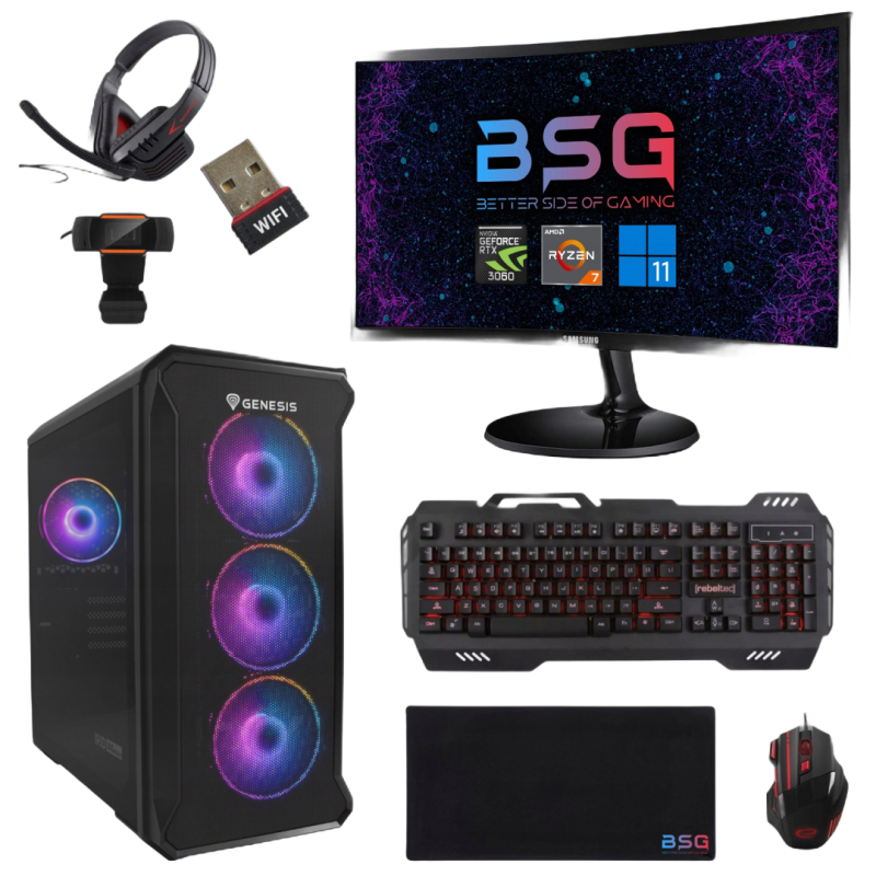 BSG Raptor V6 AMD Ryzen 7 NVIDIA GeForce RTX 3060 16GB DDR4 512GB SSD Windows 11 Home BSG Raptor V6 AMD Ryzen 7 NVIDIA GeForce RTX 3060 16GB DDR4 512GB SSD Windows 11 Home