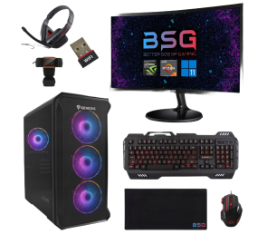 BSG Raptor V6 AMD Ryzen 7 NVIDIA GeForce RTX 3060 32GB DDR4 1000GB SSD Windows 11 Home