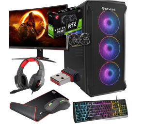 Zestaw BSG Raptor V17 AMD Ryzen 5 NVIDIA GeForce RTX 4060 64GB DDR4 1000GB SSD Windows 11 Pro