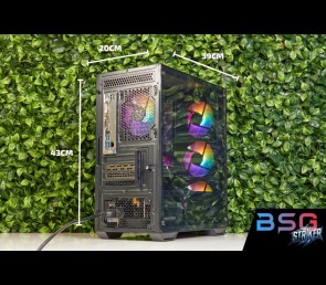 Zestaw BSG Striker V14 AMD Ryzen 5 NVIDIA GeForce RTX 3050 16GB DDR4 256GB SSD Windows 11 Pro