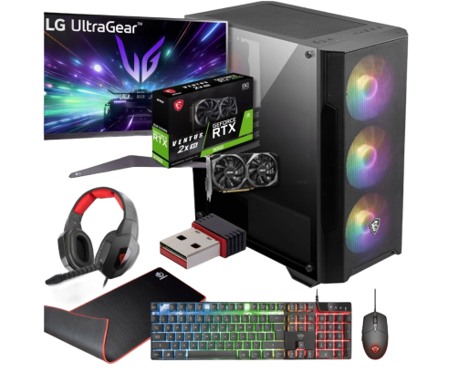 Zestaw BSG Striker V15 AMD Ryzen 5 NVIDIA GeForce RTX 3050 32GB DDR4 256GB SSD Windows 11 Pro