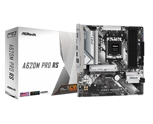 Płyta główna ASRock A620M PRO RS AM5 DDR5 HDMI DP mATX wydajna